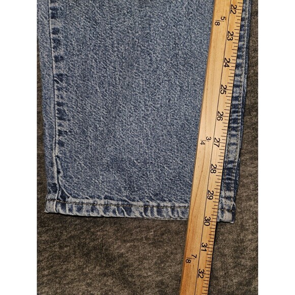 Vintage Wrangler Blues Jeans Women's 16x32 Tapered Blue USA Western Cowgirl - Picture 5 of 10